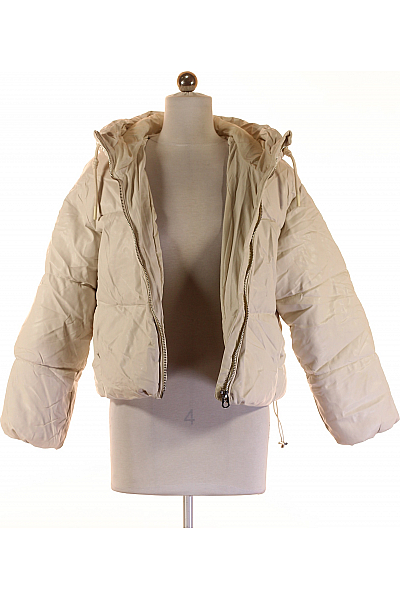 Bershka Dámská Bunda Béžová Second hand Vel. XS