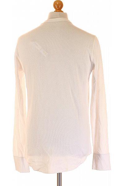 Hollister Jednoduché Pánské Tričko Bílé Vel. M