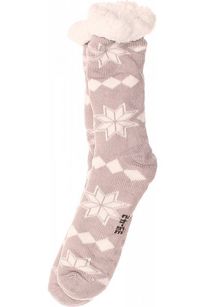  Ponožky Šedé Second Hand Vel. 39/42