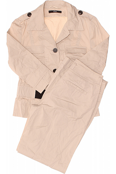 Dámský Komplet Béžový S.OLIVER Second hand Vel. 38