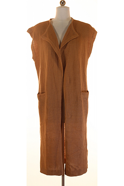 ONLY Dlouhá Dámská Vesta Hnědá Vel. XS