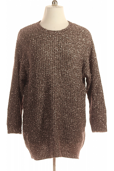 Bershka Dámský Svetr Šedý Second Hand Vel. M/L