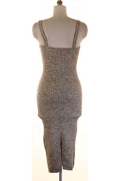  Šaty Pletené Šedé Vel. S