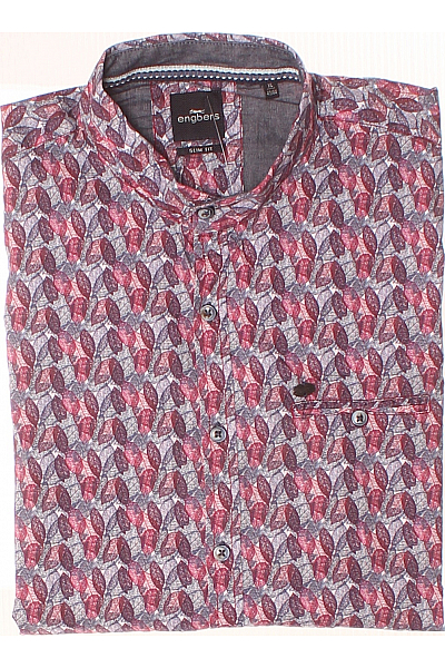 Engbers Vzorovaná Pánská Košile Barevná Vel. XL