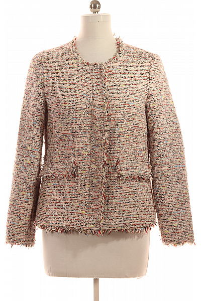 Krátký Dámský Kabát Barevný Canda Vel. 40