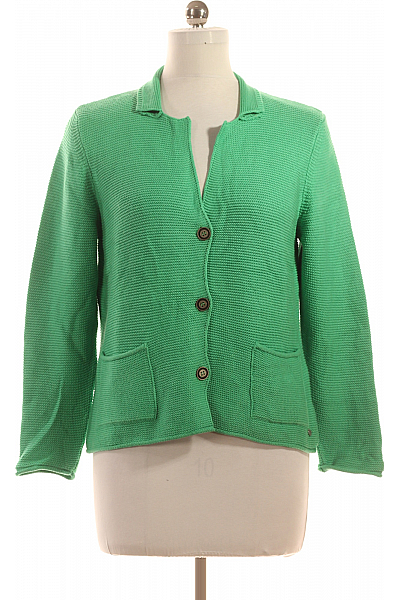 Dámský Svetr Zelený RABE Second Hand Vel. 38