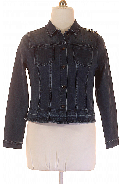 COMMA Dámská Přechodné Bundy Modrá