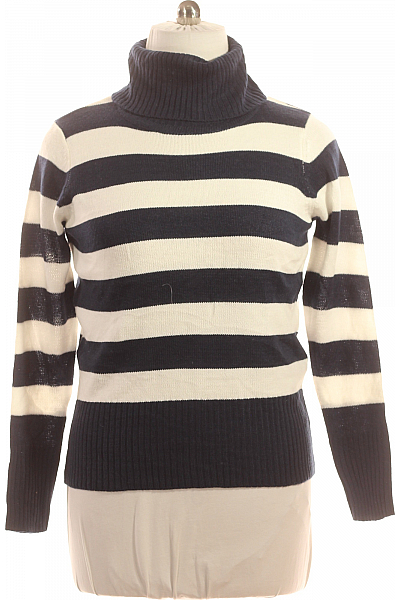 Dámský Svetr Modrý Second Hand Vel. 44