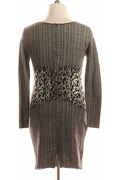 Hugo Boss Šaty Vlněné Šedé Vel. L