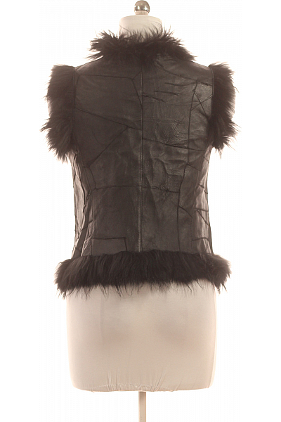 Accessorize Dámská Vesta Kožená Černá Vel. M