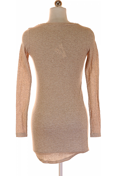 Jednoduché Dámské Tričko Béžové Vel. XS