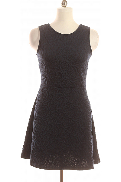 Šaty Modré Second Hand Vel. 40