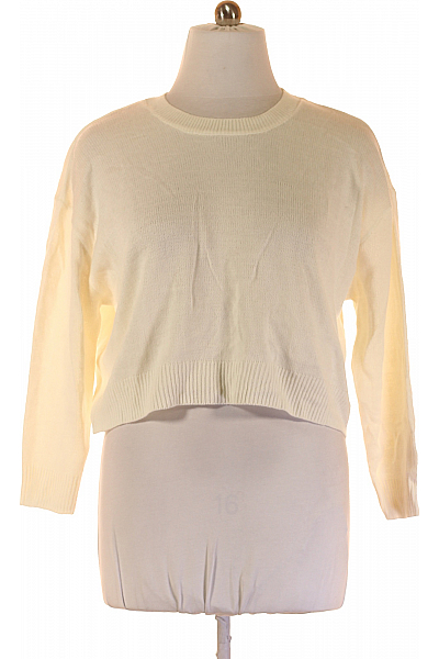 Dámský Svetr Béžový Second Hand Vel.  XL