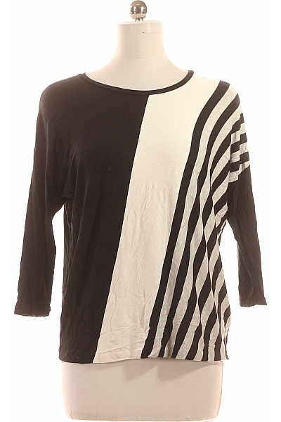 Vzorovaná  Halenka Černobílá Vel. 40