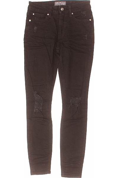 Dámské Džíny Černé DENIM CO. Second Hand Vel. 36