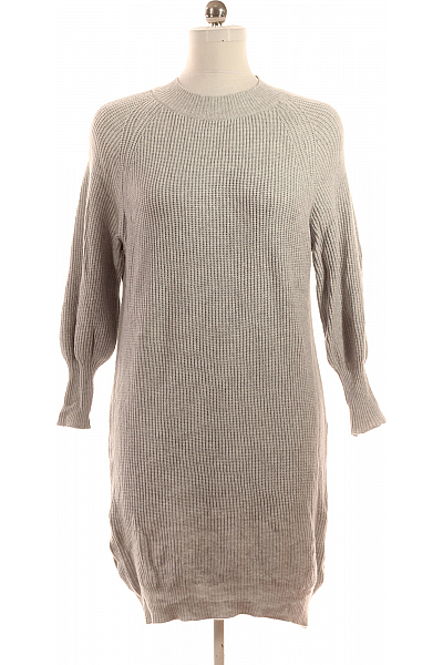  Šaty Pletené Šedé