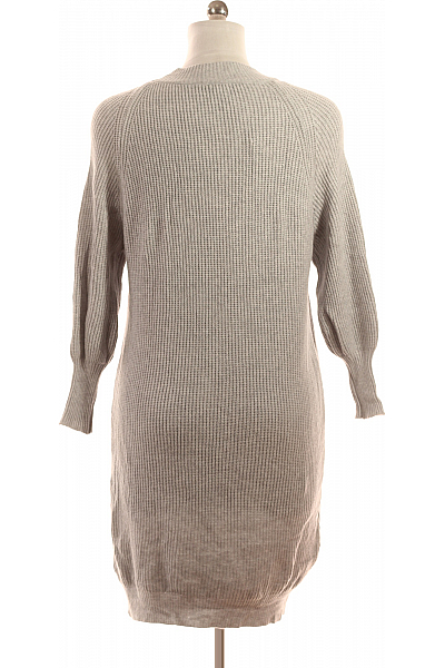  Šaty Pletené Šedé