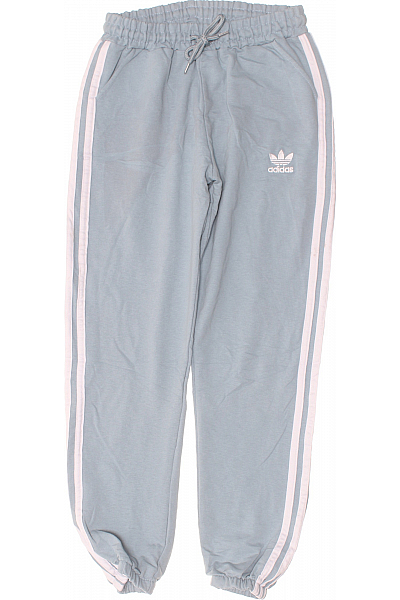 ADIDAS Dámské Tepláky Modré Vel. M