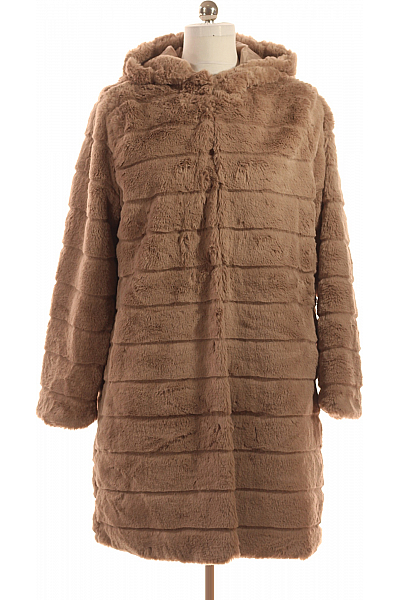 Dámský Kožich Hnědý Amisu Second Hand Vel. 42