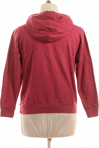 Dámská Mikina Bez Zapínání Vínová Vel. 44