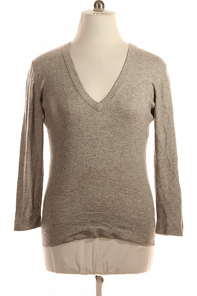 Dámský Svetr Hedvábný Šedý Vel. 44