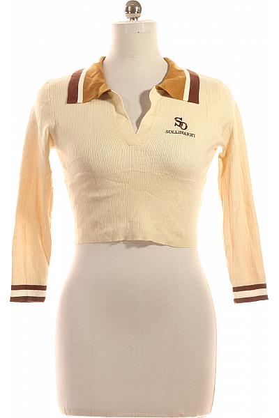 Dámské Top Béžový Second Hand Vel. M