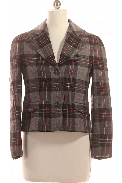 Dámské Sako Lněný Barevný ARMANI Vel. 46