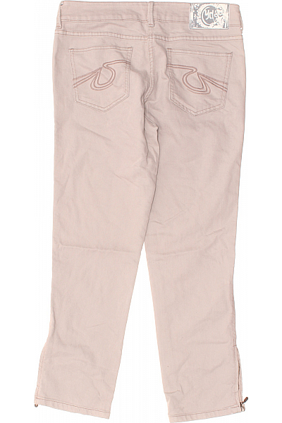 Dámské Kalhoty Rovné Šedé Canda Vel. 42