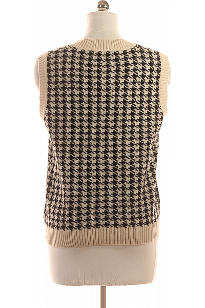 Shein Kratká Dámská Vesta Černobílá Vel. M