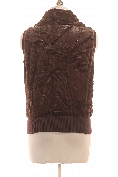 Teplá Dámská Vesta Hnědá Vel. 40
