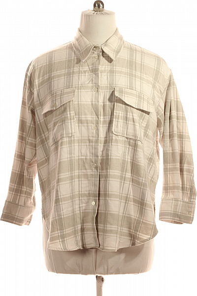 Dámský Kabát Šedý Second Hand Vel. L