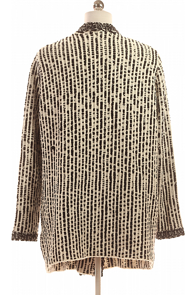 Dámský Kabát Černobílý ZARA Vel. S