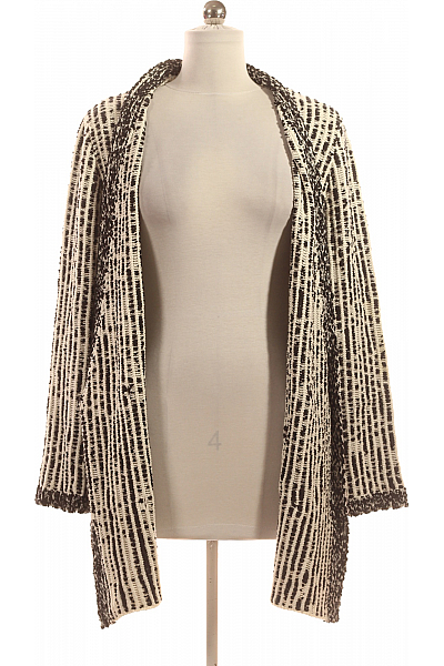 Dámský Kabát Černobílý ZARA Vel. S