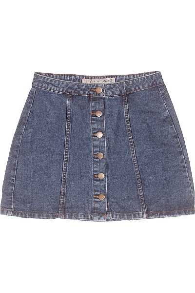 DENIM CO. Džínová  Sukně Modrá Second Hand Vel. 38