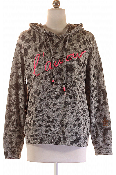 Dámská Mikina Bez Zapínání Šedá Vel. 36