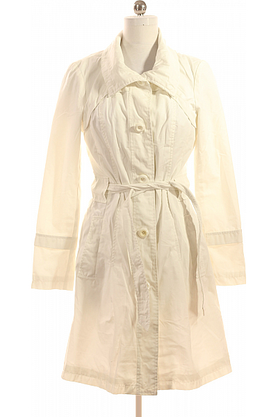 VERO MODA Dámský Kabát Bílý Vel. L