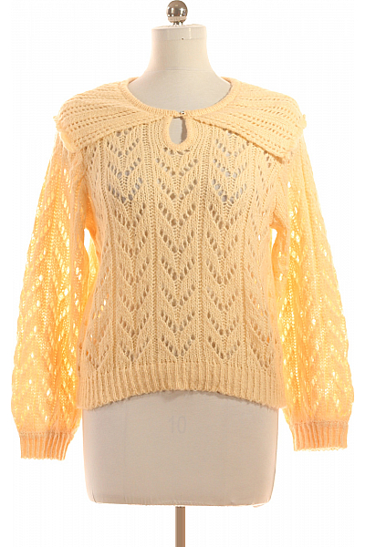 Dámský Pulovr Oranžový PIECES Vel. M