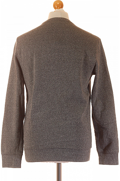 Pánská Mikina Bez Zapínání Šedá Vel. S