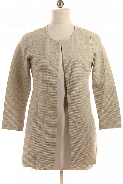 Dámský Kabát Šedý ONLY Second Hand Vel. M