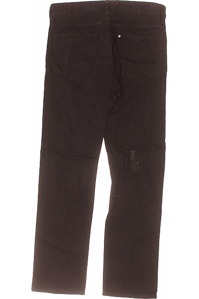 Pánské Rovné Džíny Černé Vel. 30/32