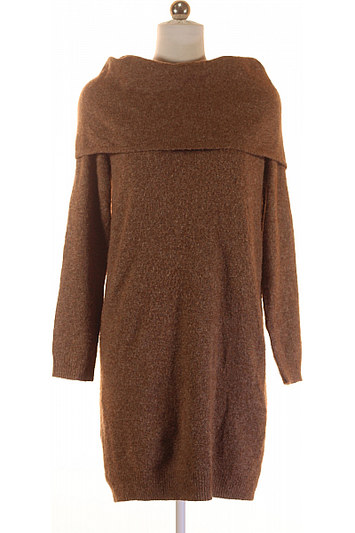 ONLY  Šaty Pletené Hnědé Vel. XS