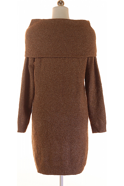 ONLY  Šaty Pletené Hnědé Vel. XS