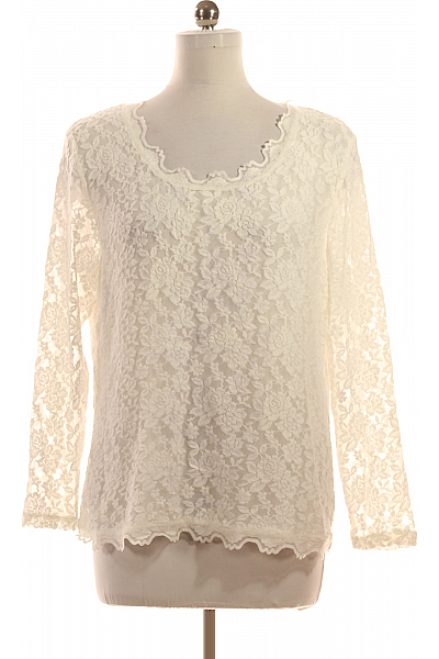 Společenská  Halenka Bílá TAIFUN