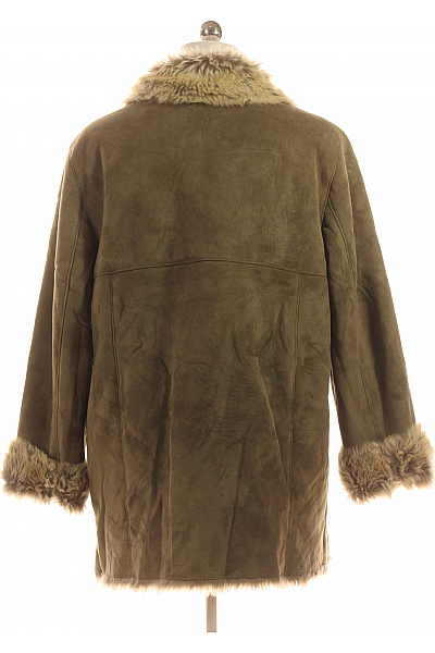 GINA LAURA Dámský Kabát Zelený Second hand Vel. M