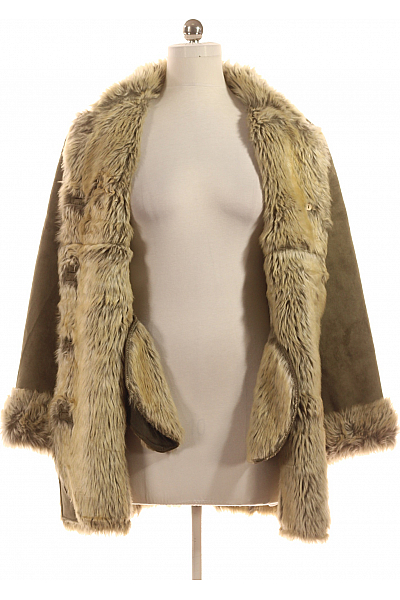 GINA LAURA Dámský Kabát Zelený Second hand Vel. M