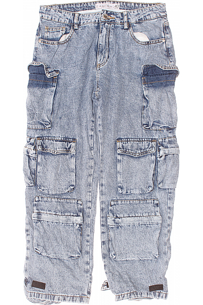 Amisu Dámské Džíny Modré Vel. 40