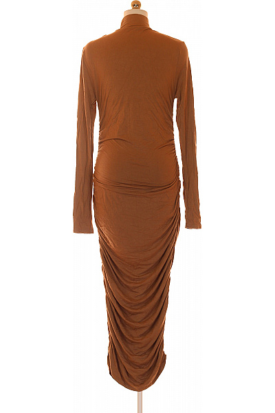 Shein Tričkové  Šaty Hnědé Vel. L