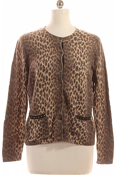 Dámský Cardigan Hnědý Second hand Vel. 42