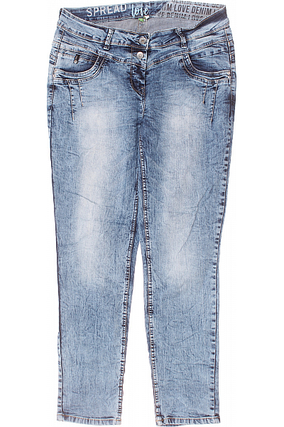 CECIL Boyfriend Dámské Džíny Modré Vel. 31