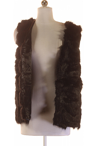 Kratká Dámská Vesta Černá COLLOSEUM